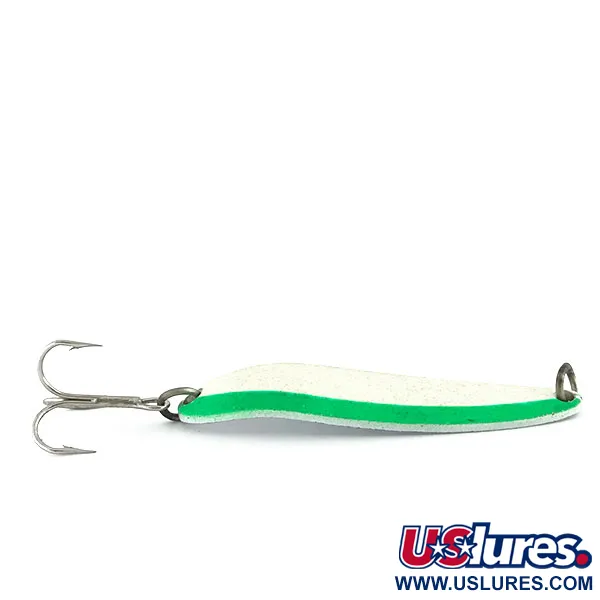 Luhr Jensen Krocodile Die #3 Ondulante, Perla/Verde, 14g, Glow, #8771