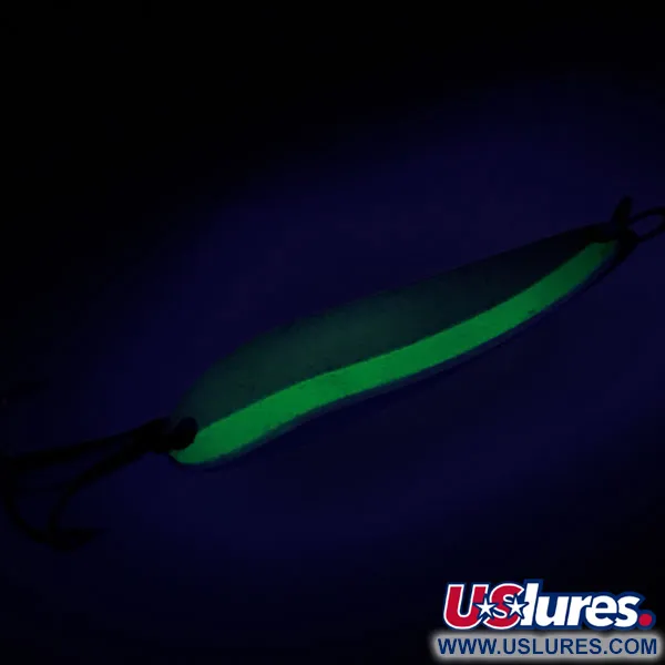 Luhr Jensen Krocodile Die #3 Ondulante, Perla/Verde, 14g, Glow, #8771