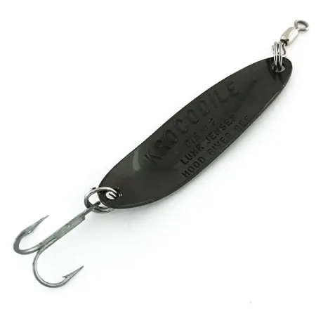 Luhr Jensen Krocodile Die #3 Ondulante, Nero, 10g, Vintage, #8775