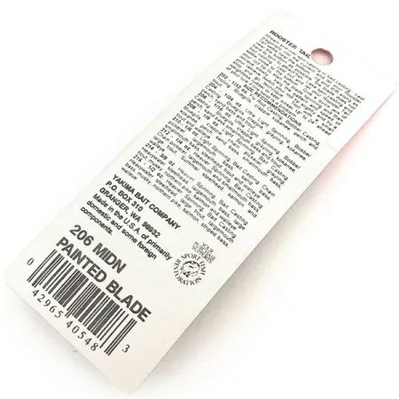 Worden’s Original Rooster Tail Cucchiaino, Nero, 1.77g, #206MIDN