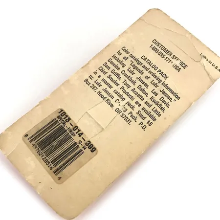 Luhr Jensen Little Jewel Ondulante, Hammered Brass / Red, 7g, UV, #8789