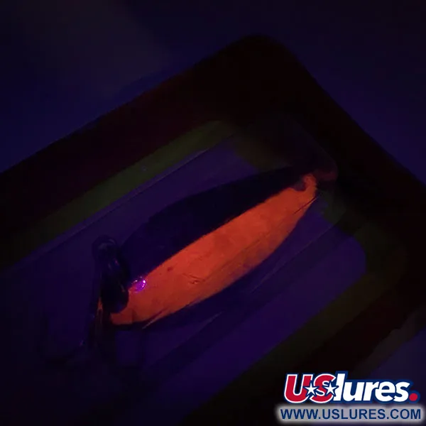 Luhr Jensen Little Jewel Ondulante, Hammered Brass / Red, 7g, UV, #8789