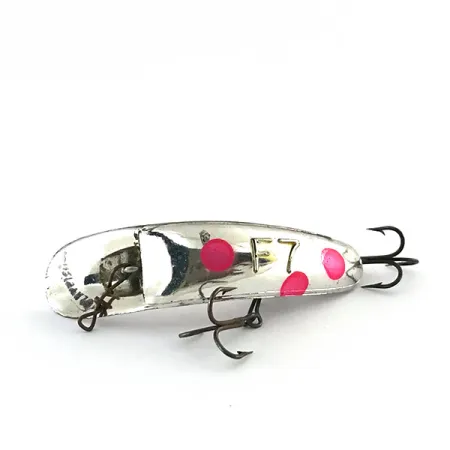 Yakima Bait FlatFish F7 Esca, Argento / Rosso, 3,6g, Traina, #8799