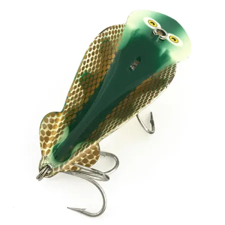 Buck Perry Spoonplug, Verde/Oro, 14g, Nido d'ape, #8800