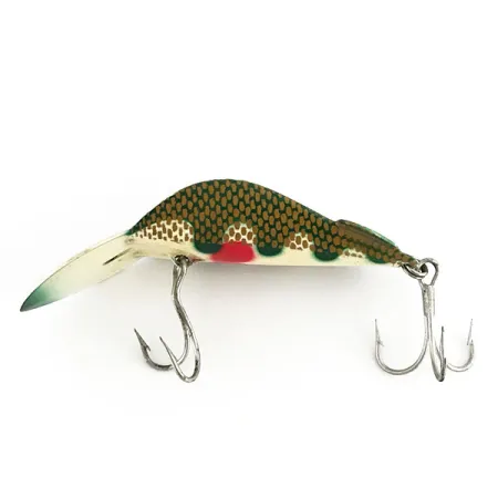 Buck Perry Spoonplug, Verde/Oro, 14g, Nido d'ape, #8800