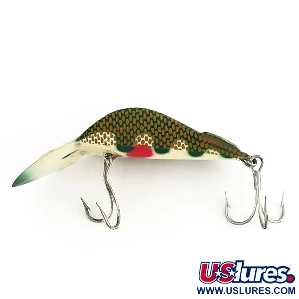 Buck Perry Spoonplug, Verde/Oro, 14g, Nido d'ape, #8800