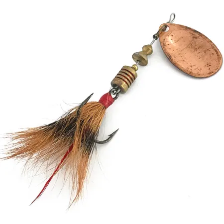 Mepps Aglia 2 dressed Rotante, Rame, 4,7g, Coda in pelo, #8814