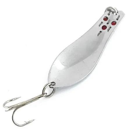 Herter's Canadian Spoon Ondulante, Nichel / Occhi rossi, 10g, #8835