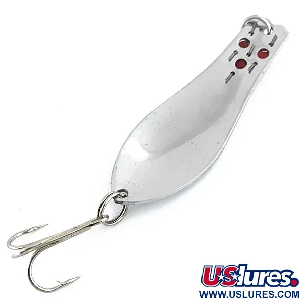 Herter's Canadian Spoon Ondulante, Nichel / Occhi rossi, 10g, #8835