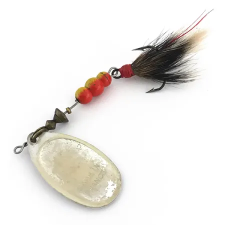 Mepps Aglia 4 squirrel tail Cucchiaino, Argento, 9g, Pelo naturale, #8857