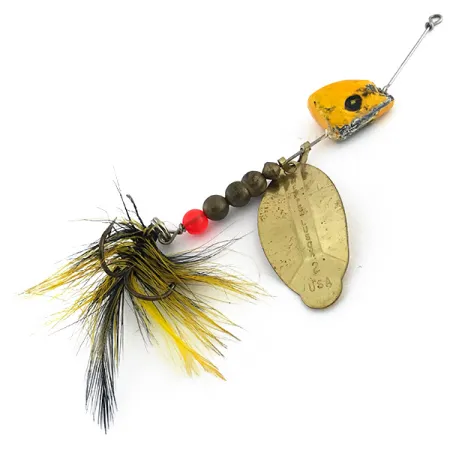 Mepps Lusox 2 Cucchiaino, Oro / Giallo, 17g, Testa piombata, #8858