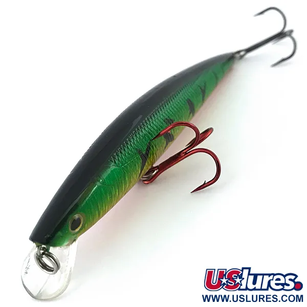 Matzuo Phantom Minnow Jerkbait, Fire Tiger, 4g, Suspending, #9253