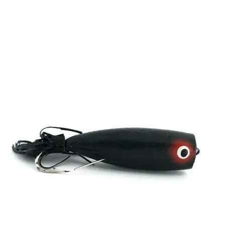 Burke Weedless Popper Esca Topwater, Nero, 7g, Antialga, #8889