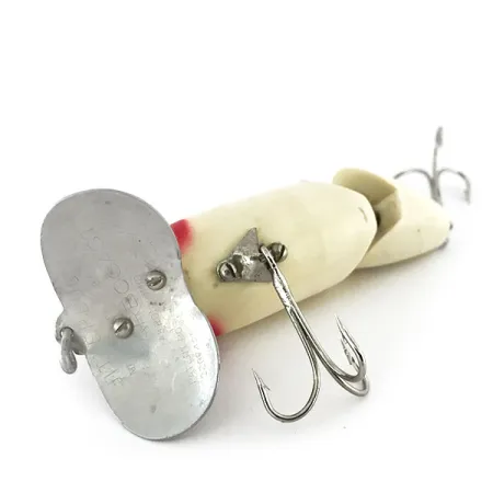 Fred Arbogast Jitterbug Esca Snodata Superficie, Rosso/Bianco, 14g, #8911