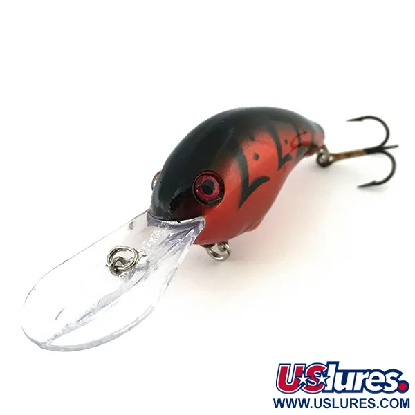 Strike King Pro Model 5XD Crankbait, Rosso/Nero, 18g, Rattling, #8913