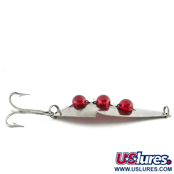 Lanes Lane's Sparkl-l Wobbler Ondulante, Nichel, 28g, Occhi Rossi, #8928