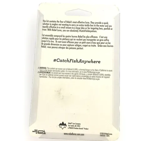 Rebel Ultralight Kit Set Esche, Multi, 4-5cm, Vintage Originale, #8930