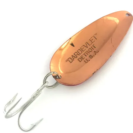 Dardevle Dardevlet Cucchiaino, Rosso/Bianco/Rame, 21g, Vintage, #8943
