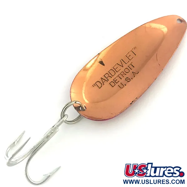 Dardevle Dardevlet Cucchiaino, Rosso/Bianco/Rame, 21g, Vintage, #8943