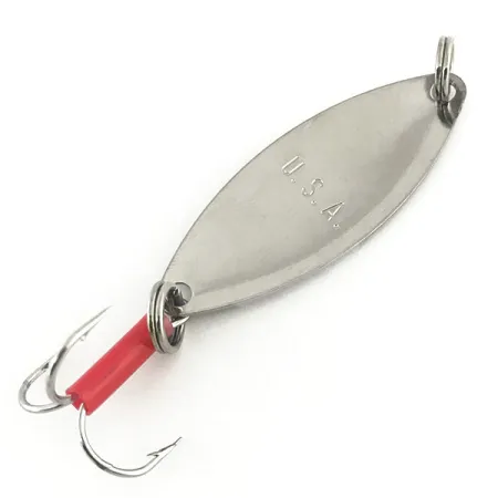 Mepps Spoon 1 Ondulante, Nickel / Rosso, 7g, nido d'ape, #8944