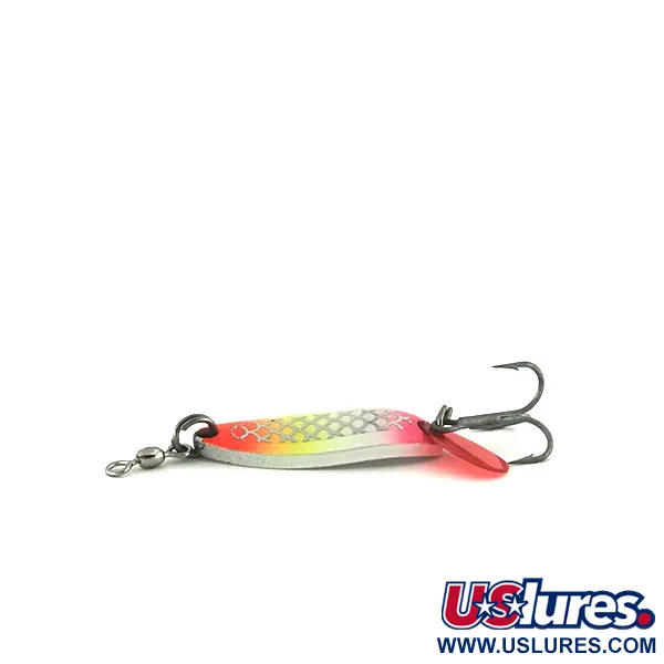 Luhr Jensen Krocodile Ondulante, Rainbow, 7g, Ottone, #8945