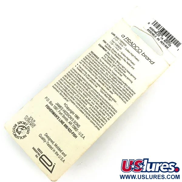 Heddon Tiny Torpedo Topwater, Verde, 7g, Elica Posteriore, #X036089