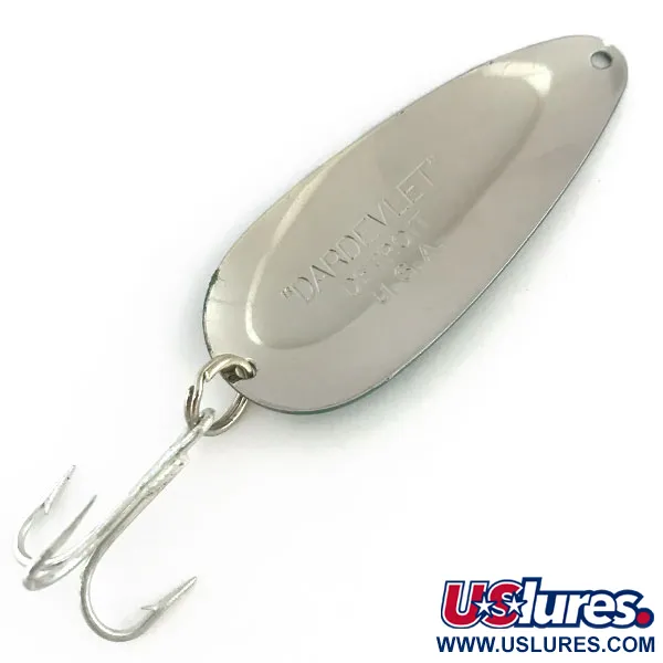 Dardevle Dardevlet Ondulante, Verde/Bianco/Nickel, 21g, Vintage, #8956