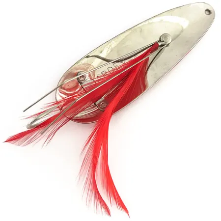 Eppinger Weedless Dardevle Ondulante, Rosso/Bianco/Nickel, 28g, Antialga, #8958
