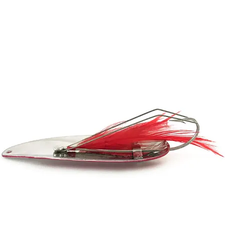 Eppinger Weedless Dardevle Ondulante, Rosso/Bianco/Nickel, 28g, Antialga, #8958