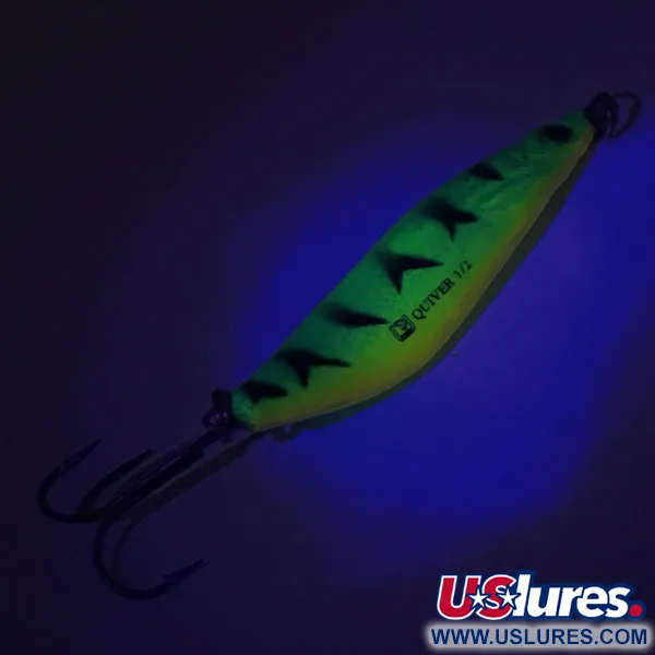 Luhr Jensen Quiver Ondulante, Fire Tiger, 14g, fosforescente, #8960