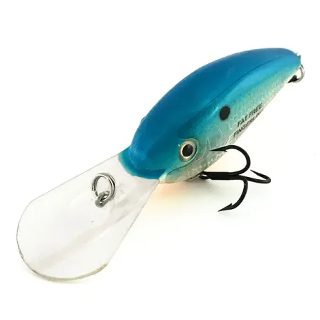 Excalibur Bomber Bill Dance Fat Fingerling Crankbait, Blu-Argento, 12g, #8962