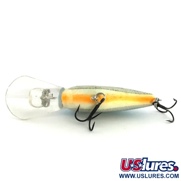 Excalibur Bomber Bill Dance Fat Fingerling Crankbait, Blu-Argento, 12g, #8962