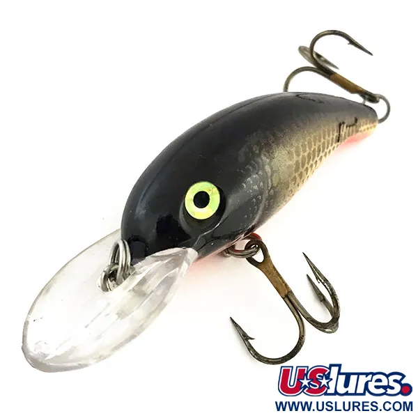 Mann's M35 Crankbait Profondità, Nero Oro Arancio, 11g, Rattling, #8970