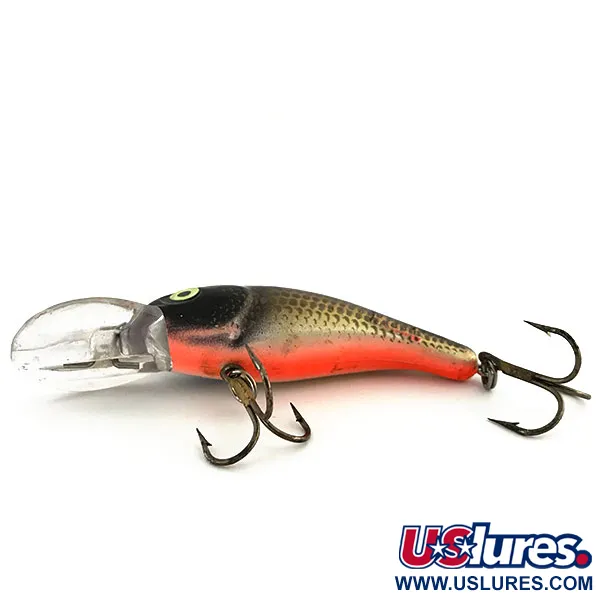 Mann's M35 Crankbait Profondità, Nero Oro Arancio, 11g, Rattling, #8970