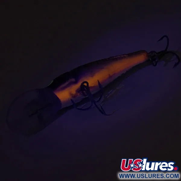 Mann's M35 Crankbait Profondità, Nero Oro Arancio, 11g, Rattling, #8970