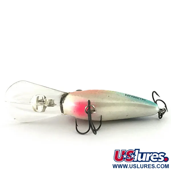 Excalibur Bomber Fat Free Fry Crankbait, Rainbow, 10g, Deep Diver, #8979