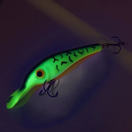 Lindy Shadling UV Crankbait, Fire Tiger, 12g, Finitura UV, #8990