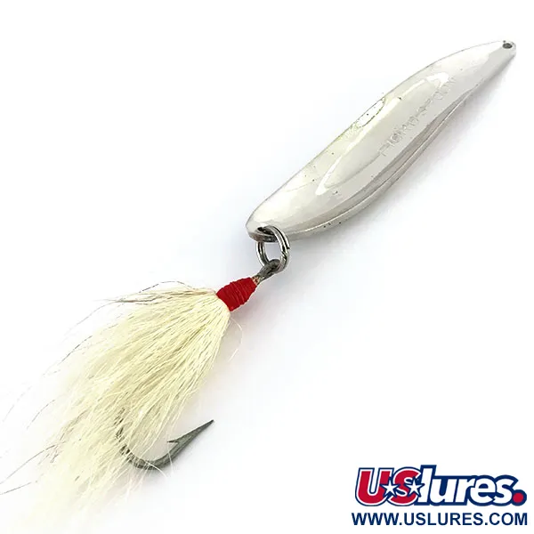 Acme Fiord Spoon Ondulante, Cromo/Blu, 21g, Amo Piumato, #9005