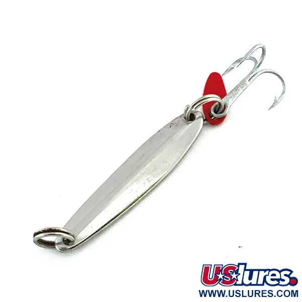 Bay de Noc Swedish pimple Jig verticale, Nickel/Rosa/Verde, 5g, #9015