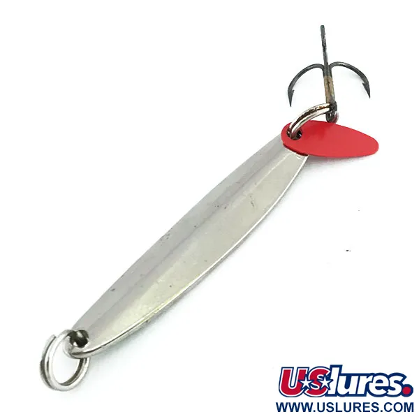 Bay de Noc Swedish Pimple Spoon, Nickel/Verde, 6g, Paletta, #9016