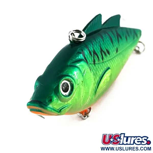 Matzuo Lipless Esca Vibrante, Green Tiger, 14g, Fluorescente, #9020