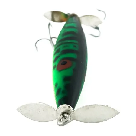 Heddon Dying Flutter Esca Superficie, Fire Tiger, 11g, Eliche, #9022