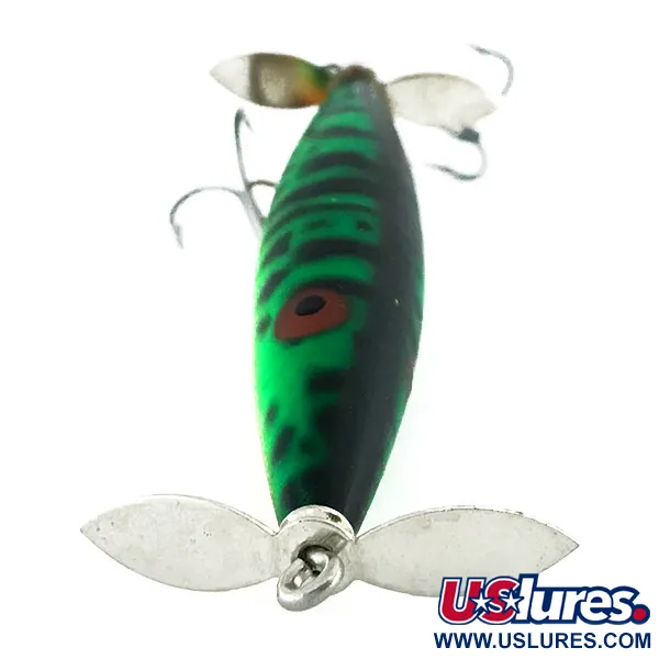 Heddon Dying Flutter Esca Superficie, Fire Tiger, 11g, Eliche, #9022