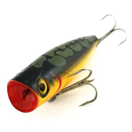 Bass Pro Shops XTS Popper, Giallo/Verde, 10.5g, Sonaglio, #9038