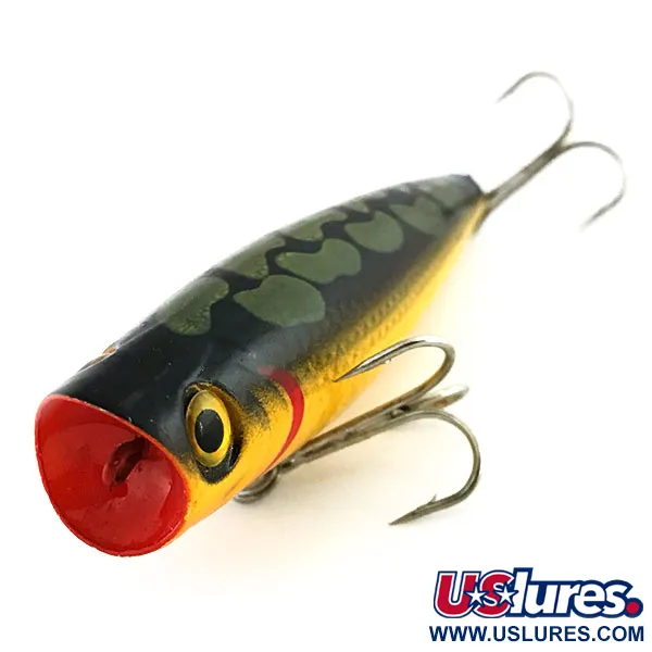 Bass Pro Shops XTS Popper, Giallo/Verde, 10.5g, Sonaglio, #9038