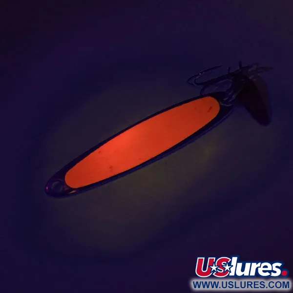 Bay de Noc Swedish Pimple UV Cucchiaino, Nickel / Orange, 6g, UV, #9051