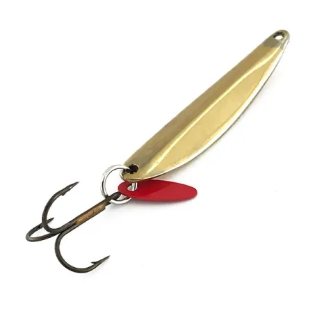 Bay de Noc Swedish Pimple Jig Verticale, Oro, 14g, Nastro Holo, #9053