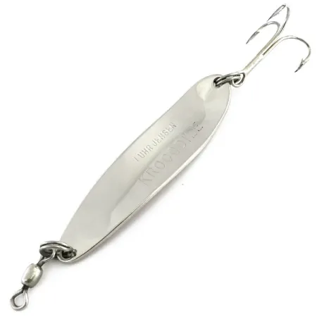 Luhr Jensen Krocodile Die #4 Ondulante, Nickel / Rosa, 14g, Lancio, #9056