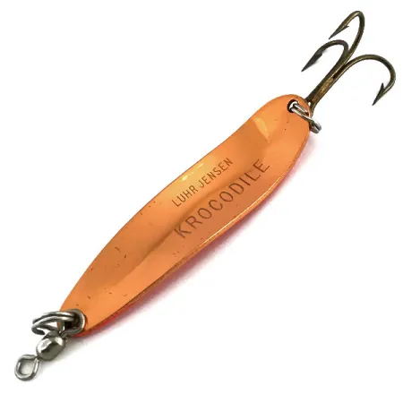 Luhr Jensen Krocodile Die #4 UV Ondulante, Rame/Arancio, 14g, UV, #9057