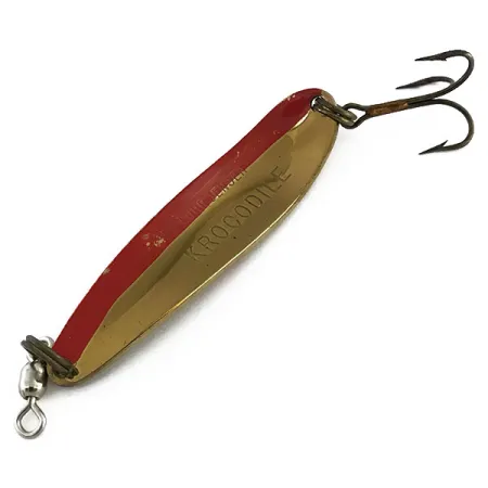 Luhr Jensen Krocodile Die #4 Ondulante, Ottone / Rosso, 14g, UV, #9058